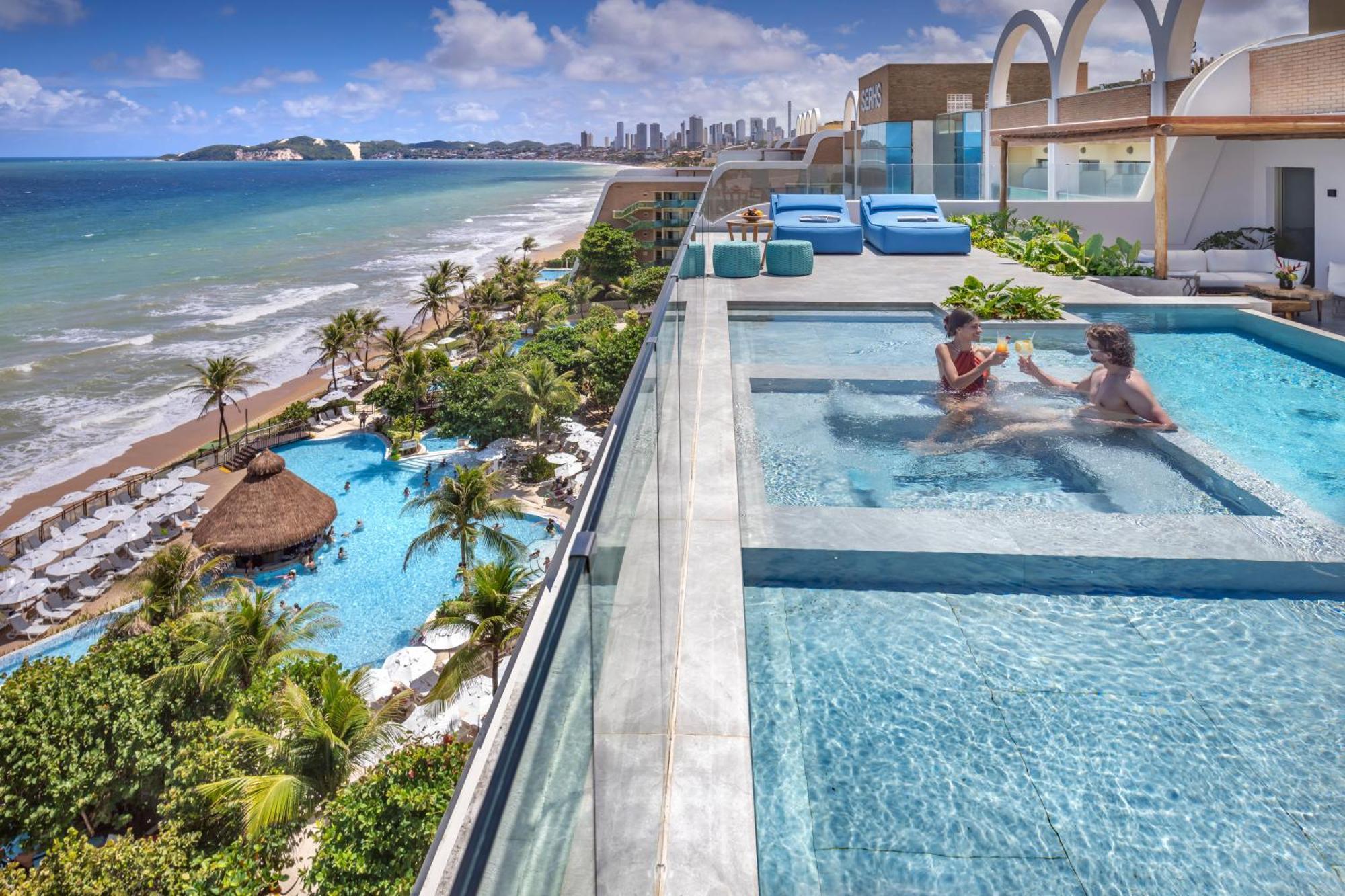 Serhs Natal Grand Hotel & Resort Dış mekan fotoğraf Rooftop pool at the Iberostar Grand Hotel Bahia, in Salvador, Brazil
